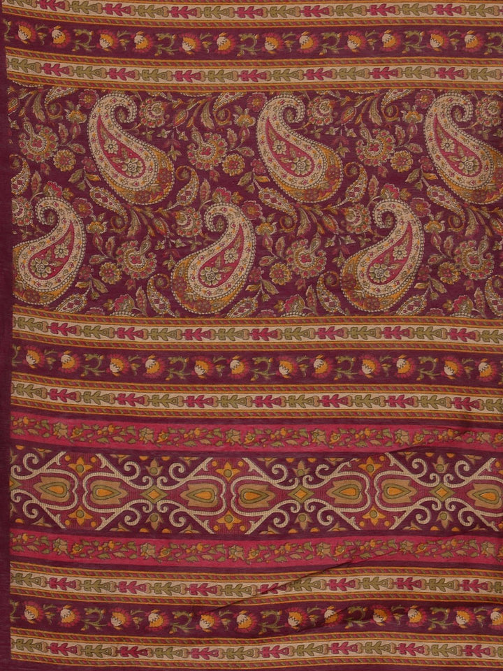 Digital Printed Art Silk Saree