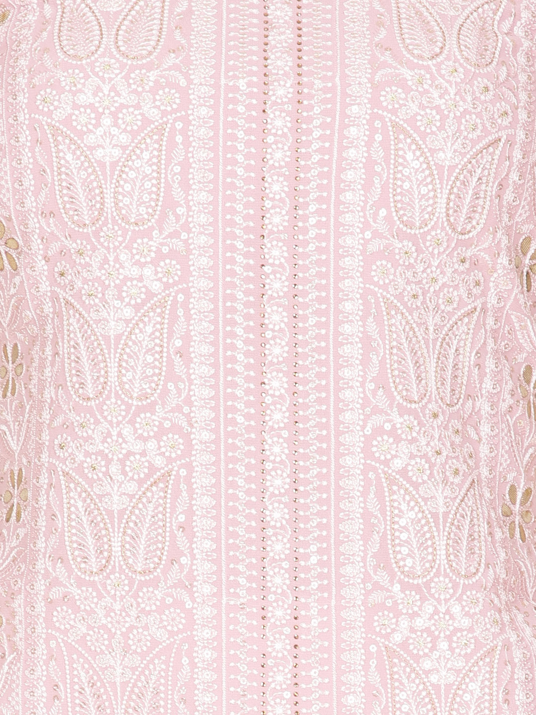 All Over Embroidery Georgette Unstitched Suit Piece With Dupatta