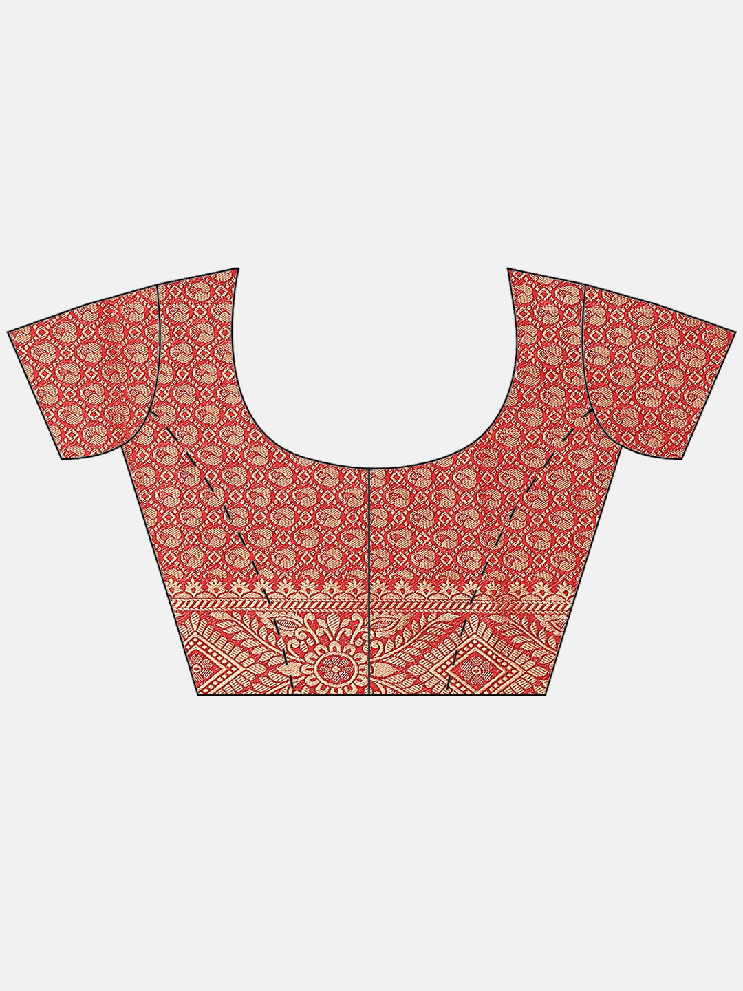 Zari Jaal Art Handloom Woven Saree