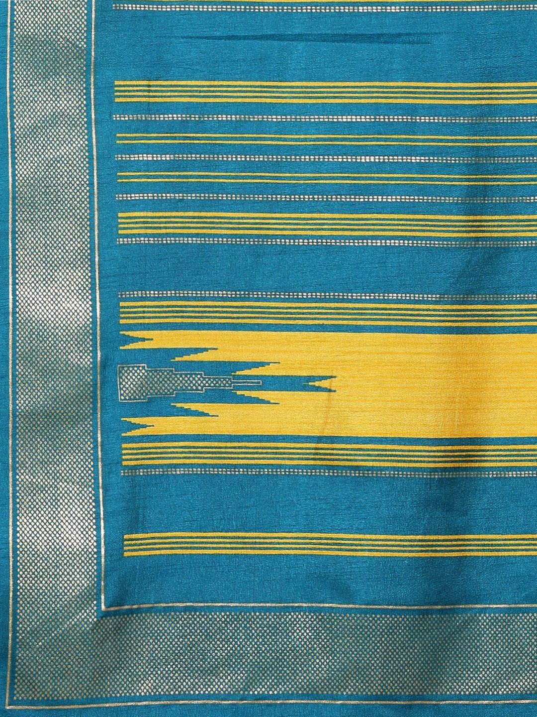 Digital Printed Art Silk Saree