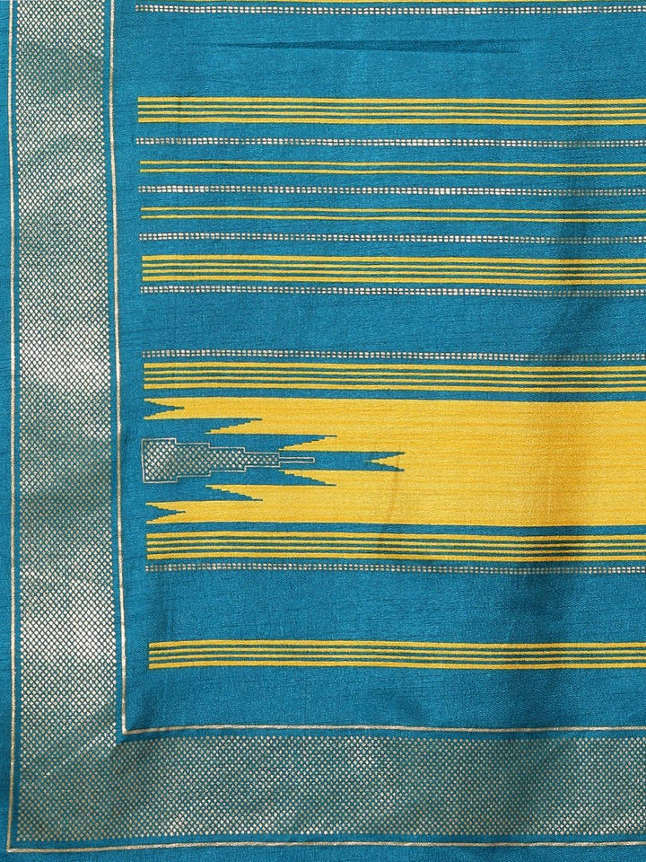 Digital Printed Art Silk Saree