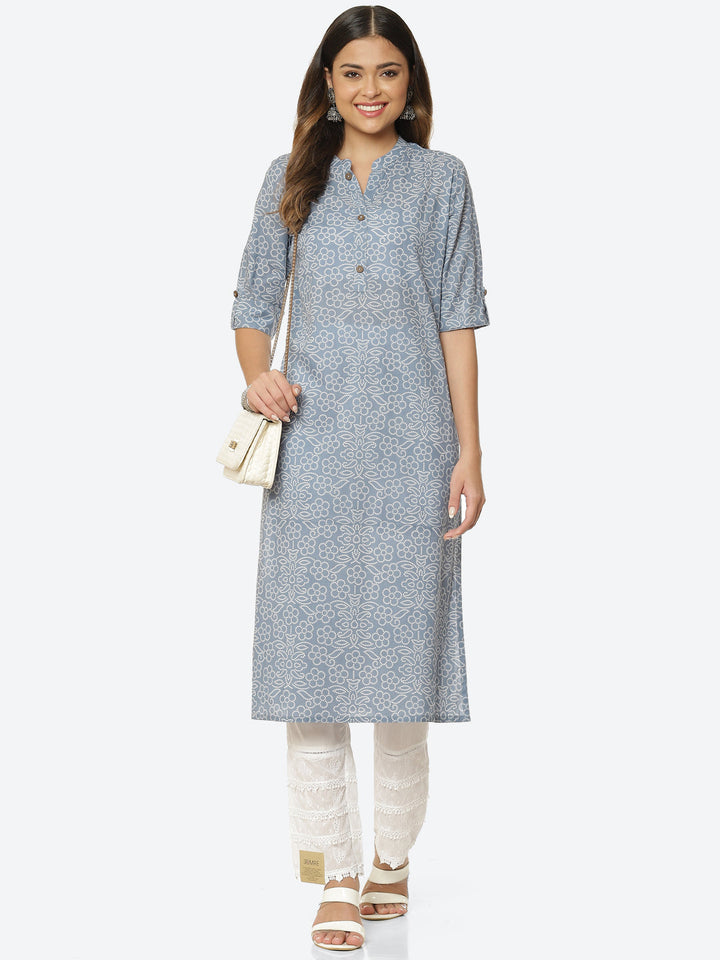 Printed Muslin Kurta