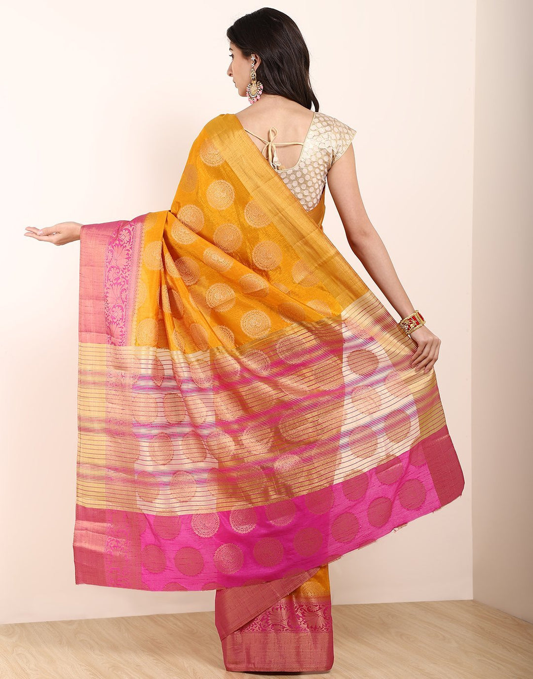 MBZ Meena Bazaar-Art Handloom Saree