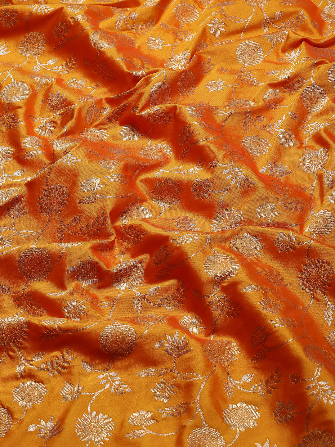 Zari Jaal Woven Art Silk Banarsi Saree