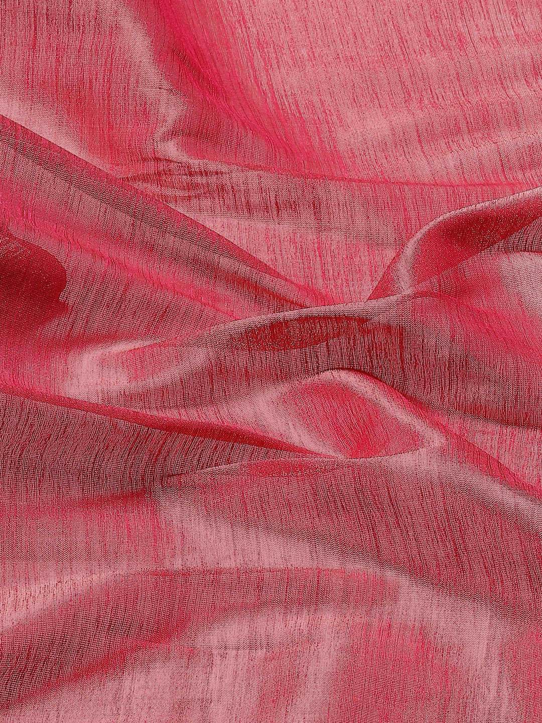 Plain Zari Border  Handloom Woven Saree