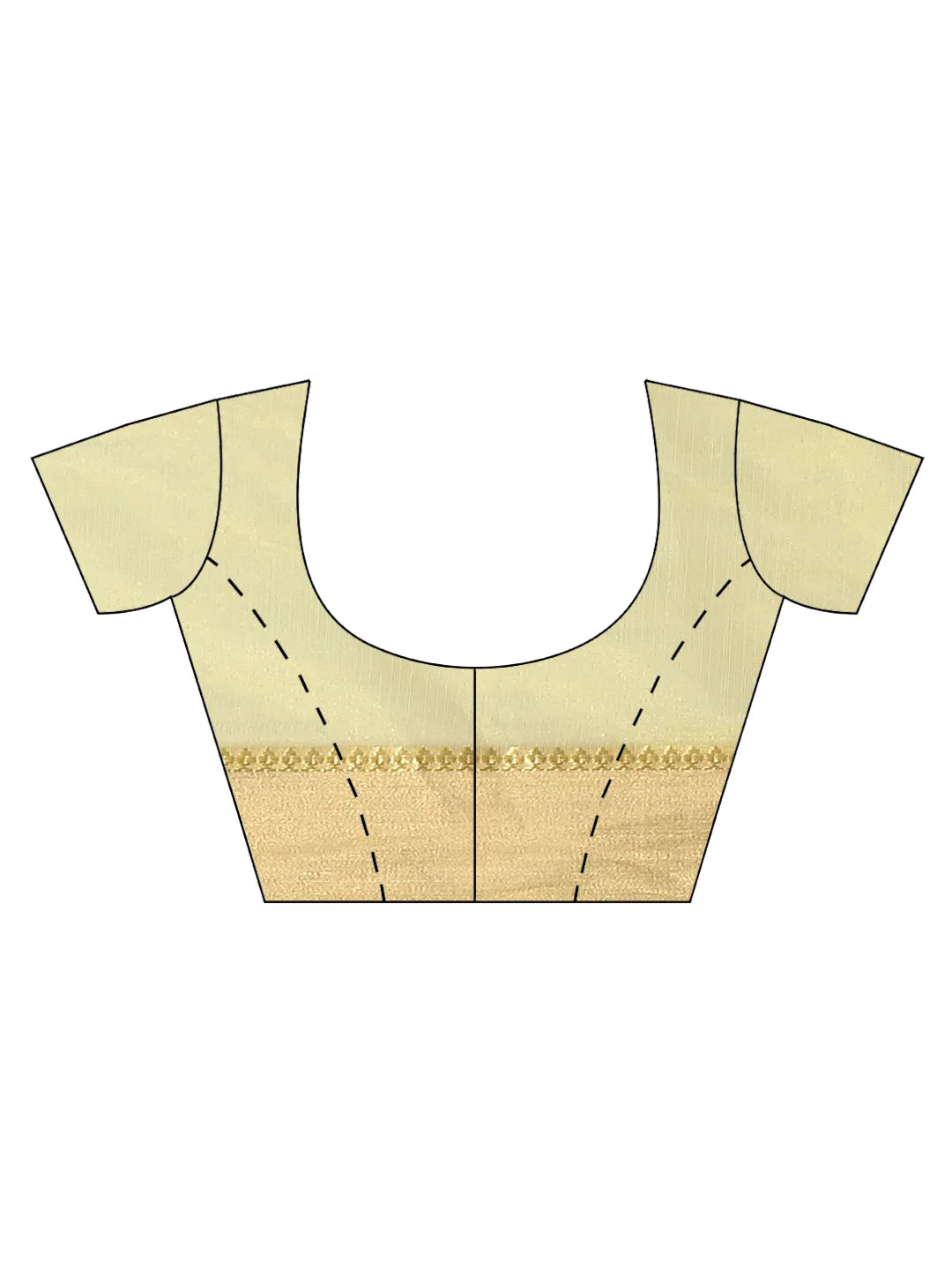 Plain Zari Border Handloom Woven Saree