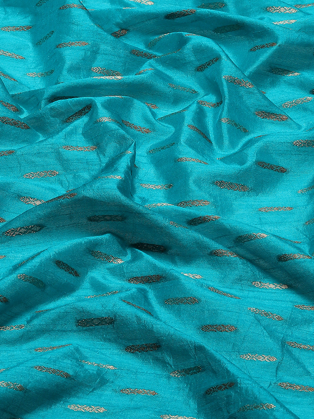 Zari Border Booti Woven Handloom Saree