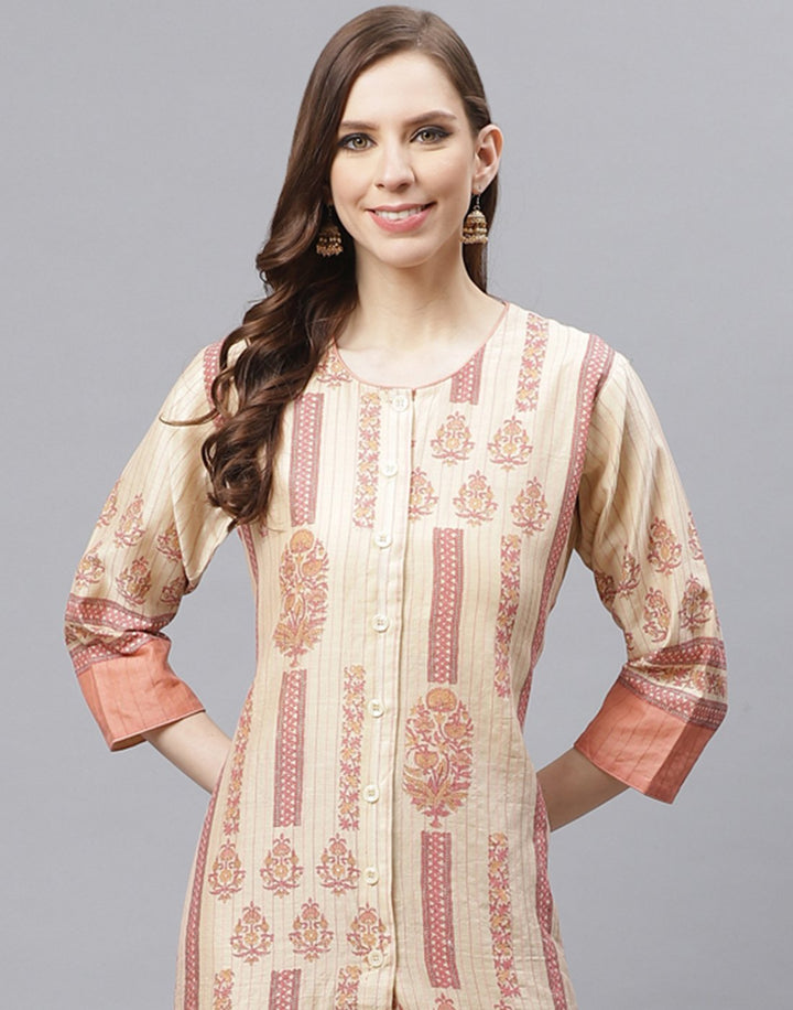 Straight Chanderi Kurta