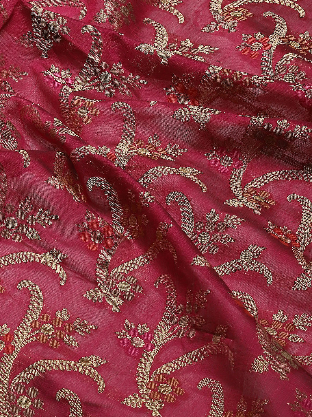 Zari Jaal Woven Cotton Saree