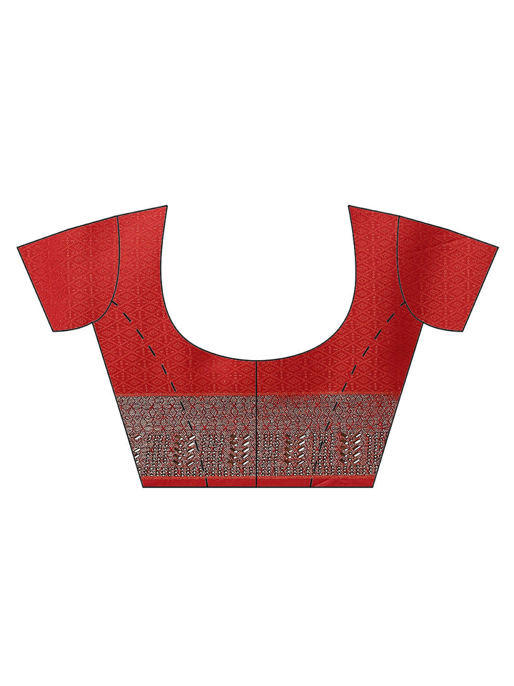 Zari Jaal Handloom Woven Saree