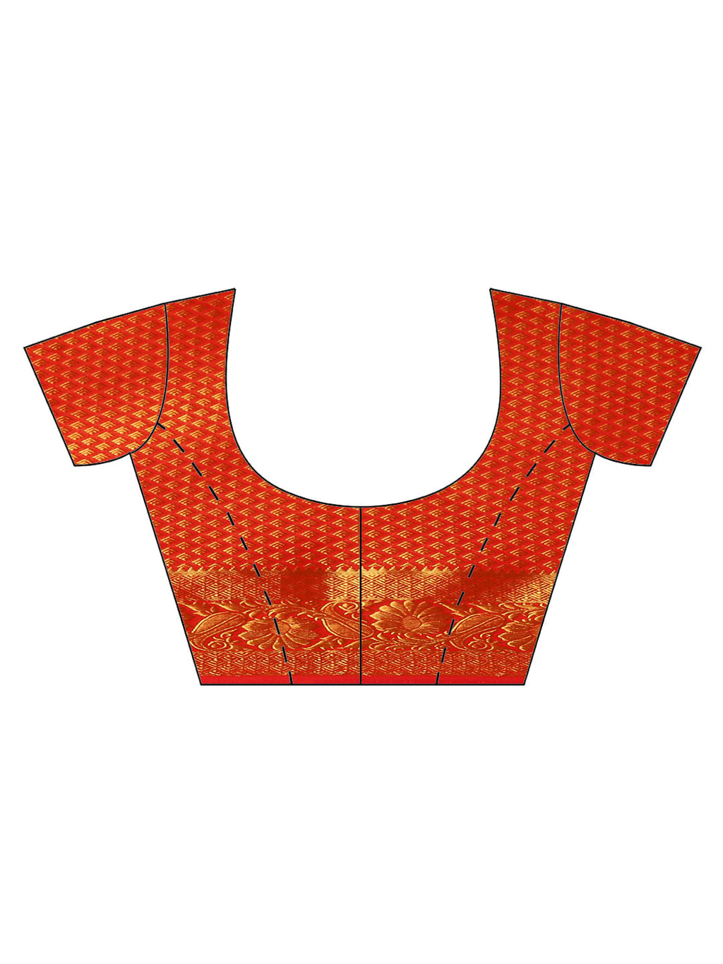 Zari Border Booti Handloom Woven Saree