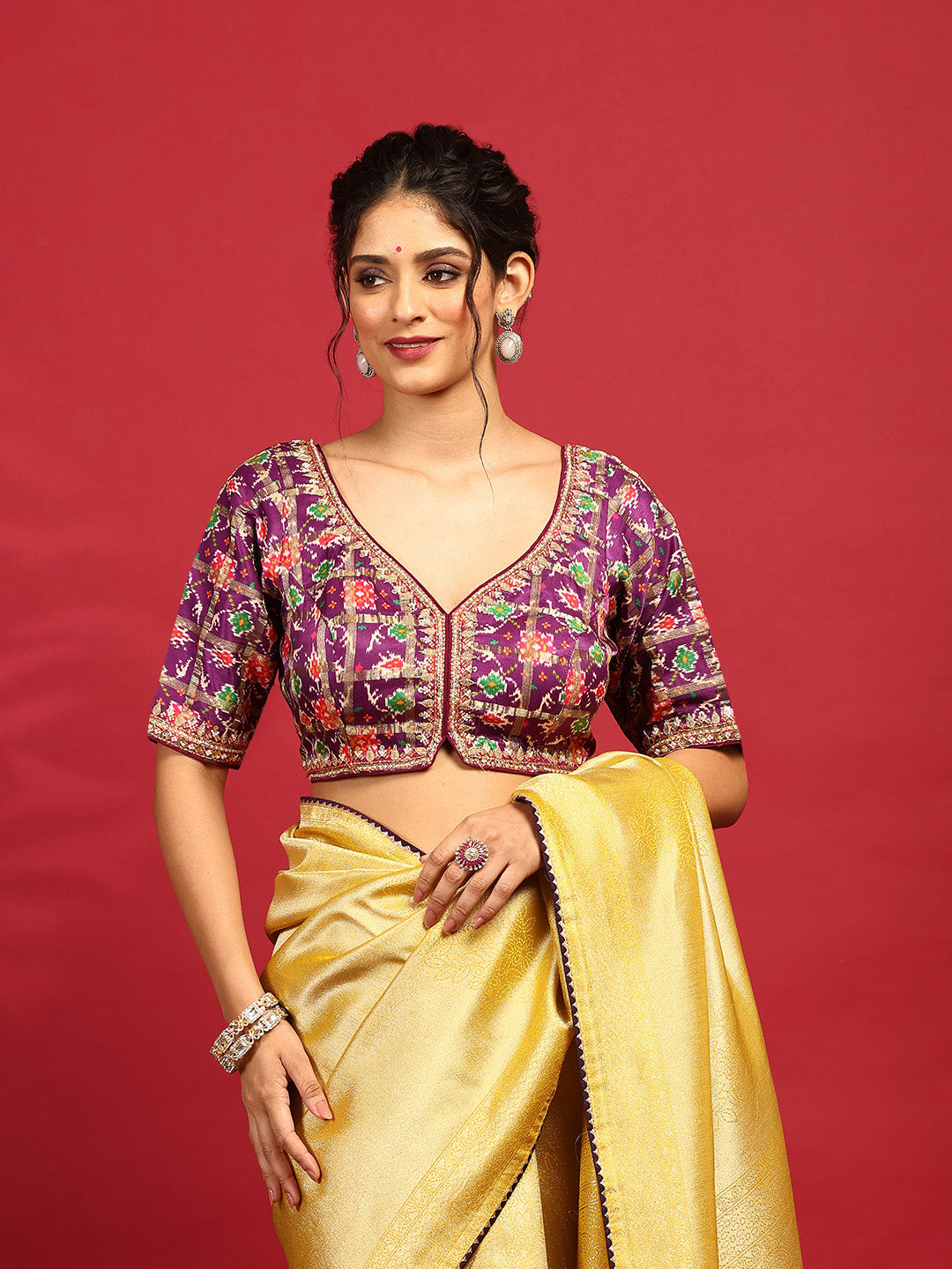 Embroidered Banarasi Saree