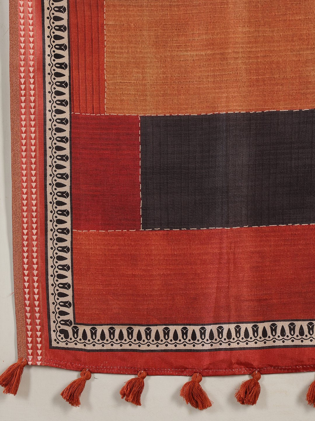 Printed Tussar Saree