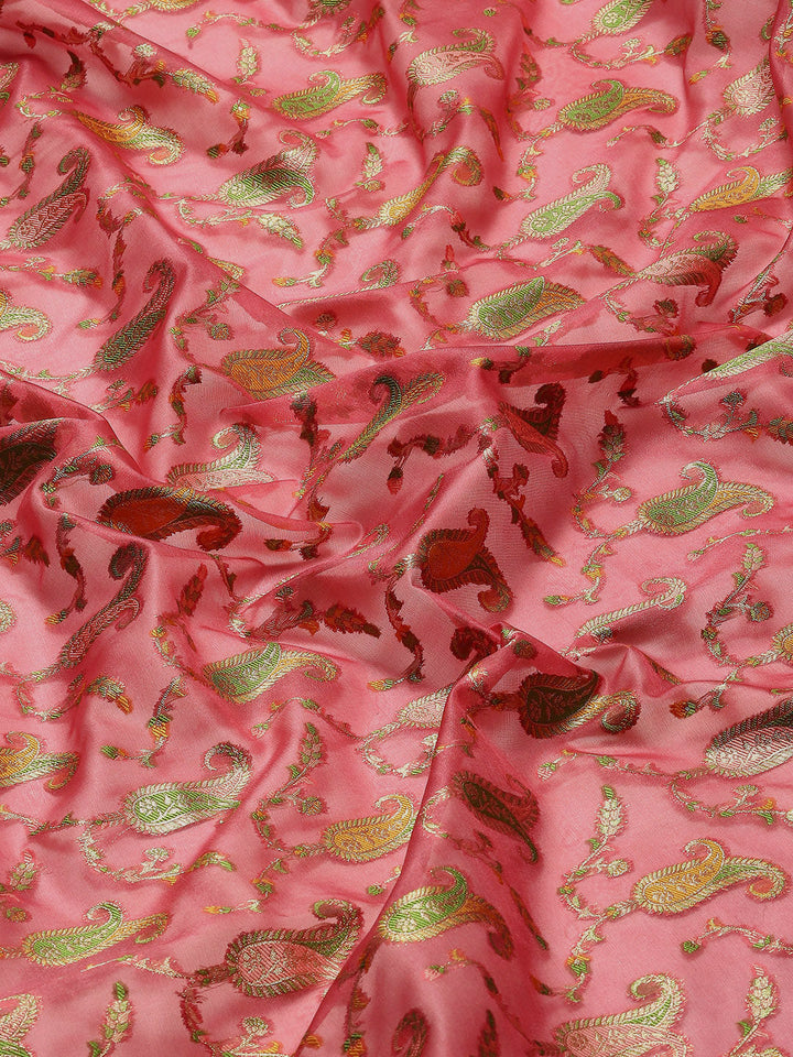 Zari Jaal Woven Organza Saree