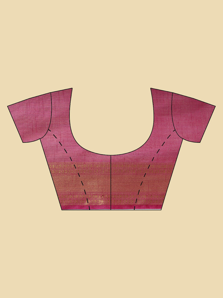 Zari Jaal Woven Handloom Saree