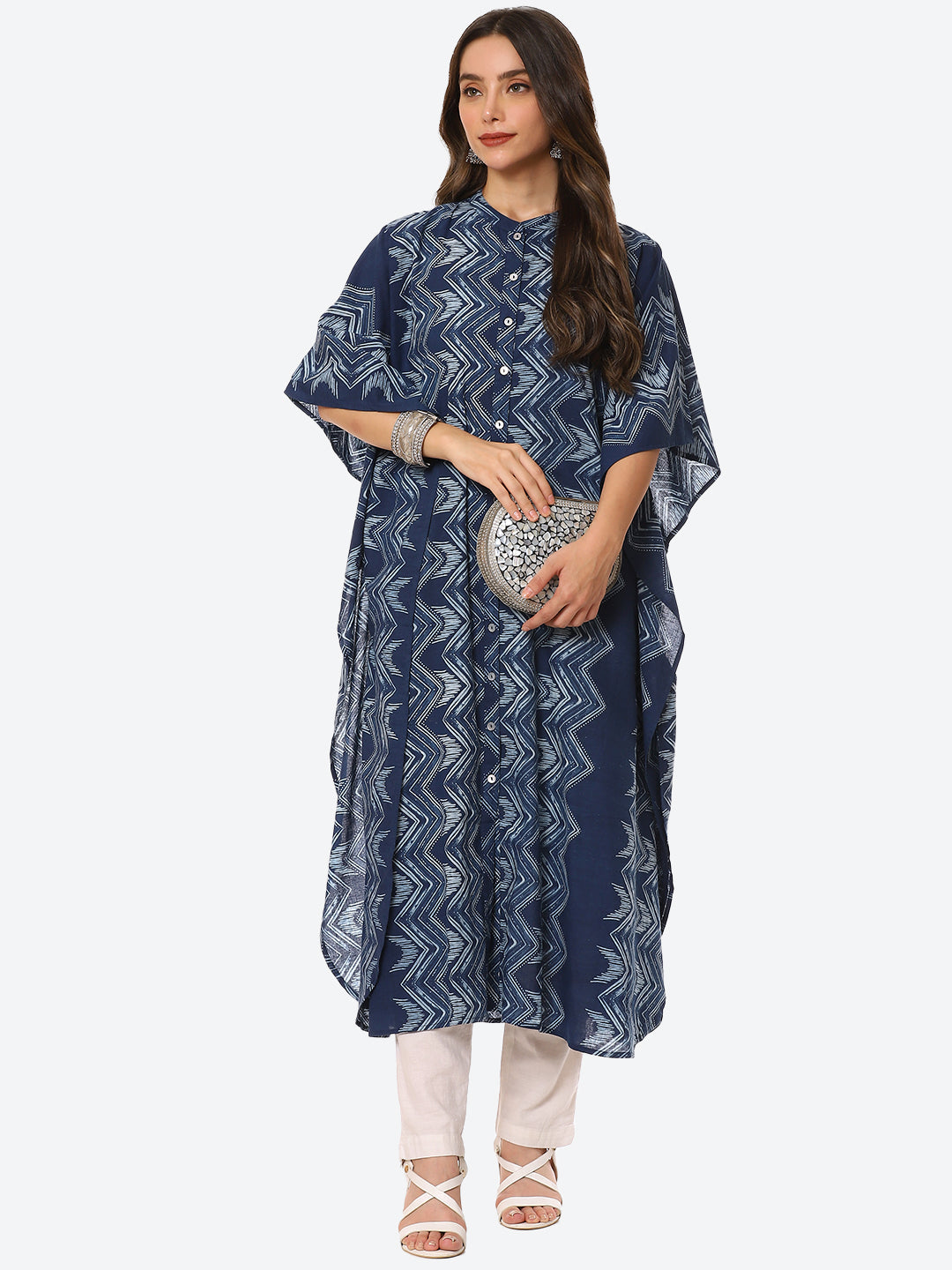 Printed Cotton Kaftan Kurta