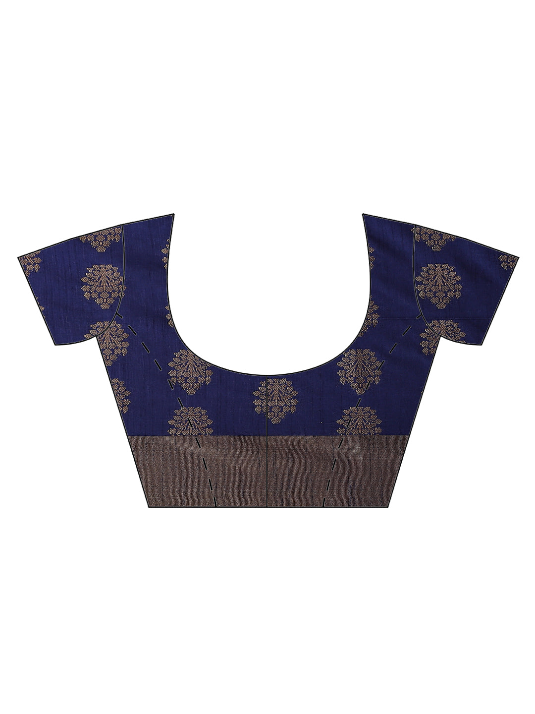 Zari Border Booti Art Handloom Woven Saree