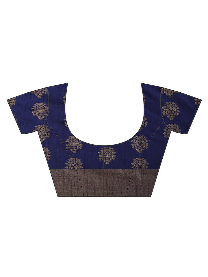 Zari Border Booti Art Handloom Woven Saree