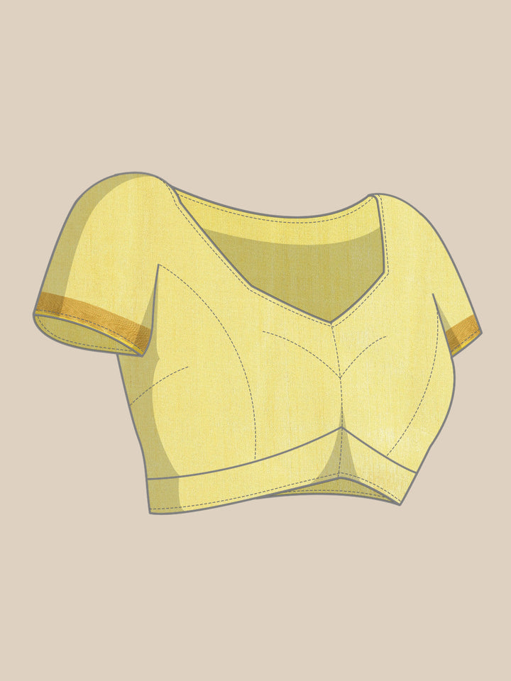 Zari Jaal Art Handloom Woven Saree