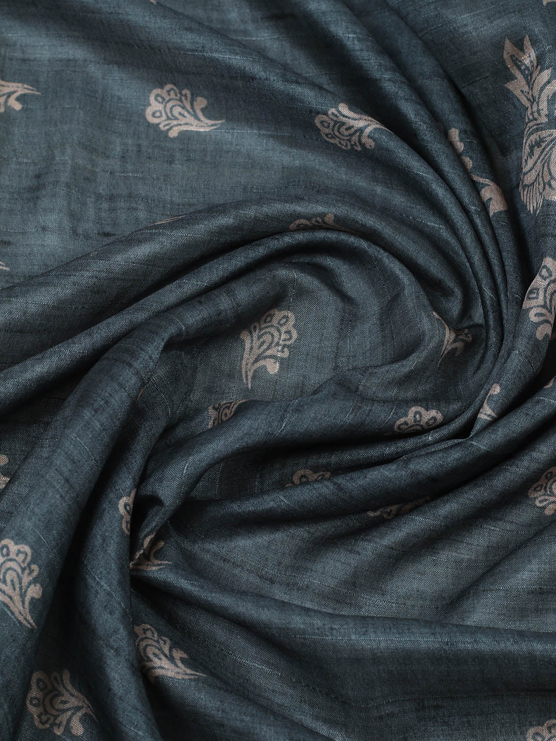 Printed Tussar Saree