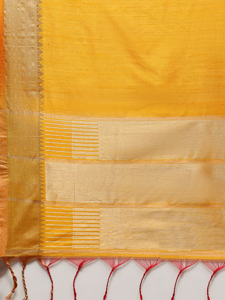 Plain Art slik Saree