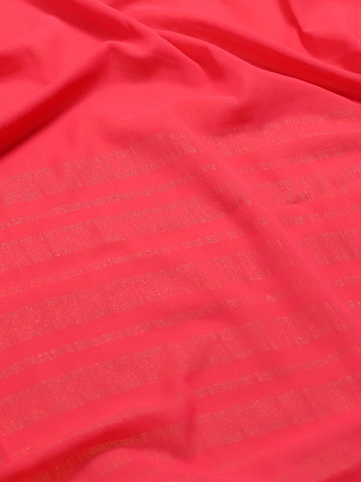 Zari Border Chiffon Woven Saree