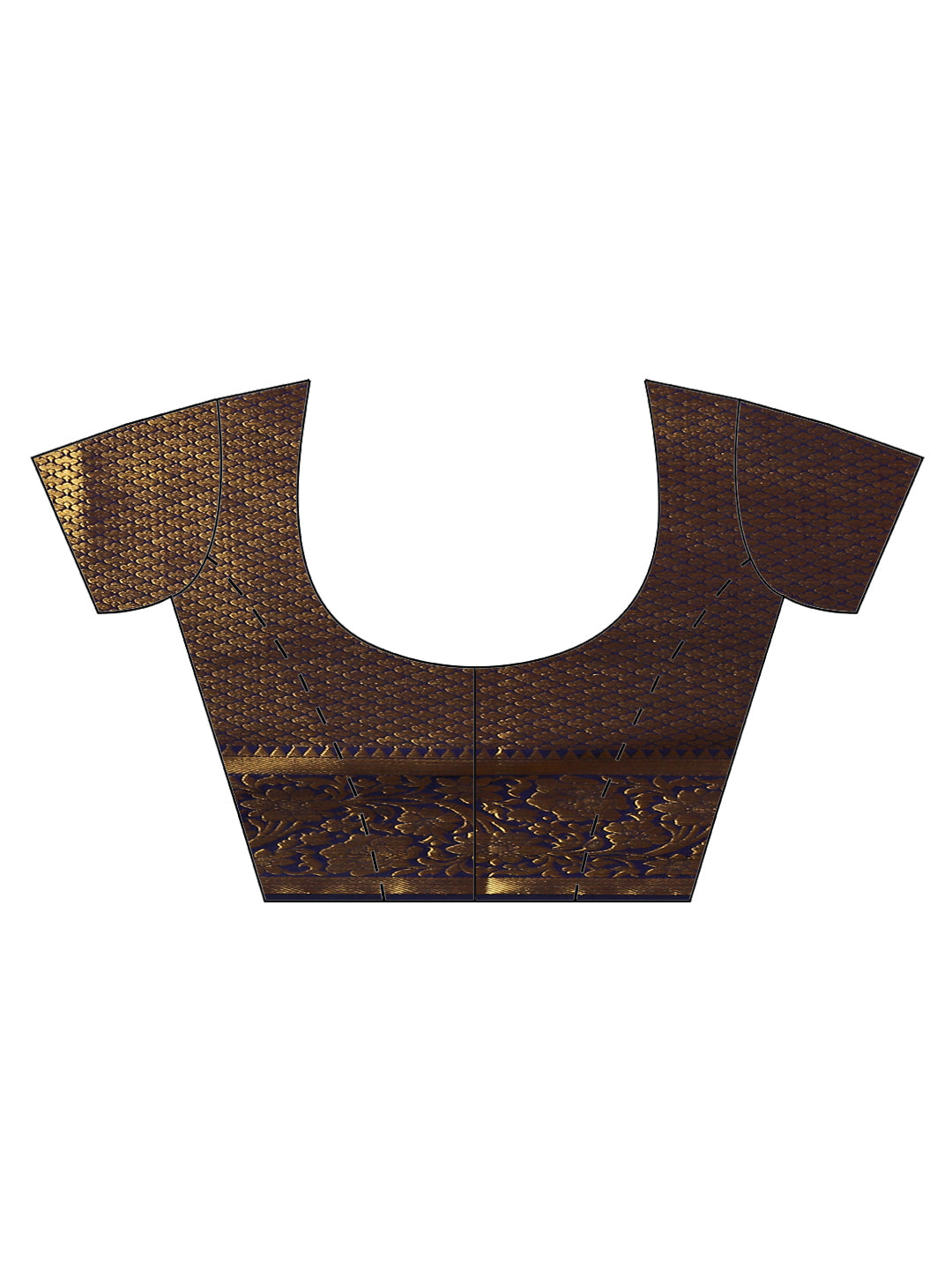 Zari Border Booti Handloom Woven Saree