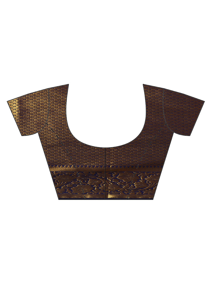 Zari Border Booti Handloom Woven Saree