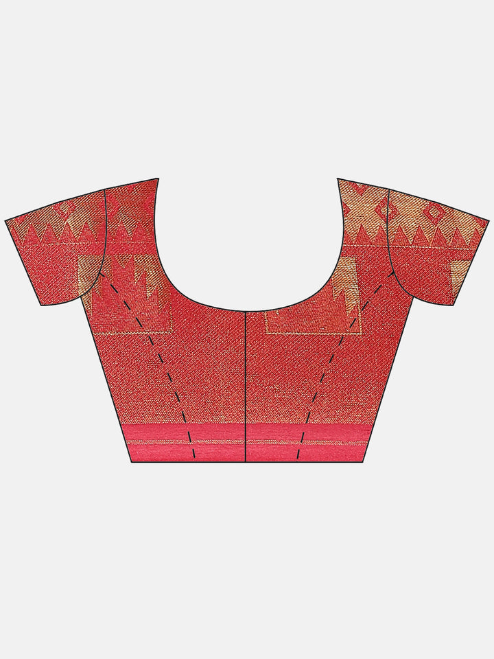 Zari Border Art Handloom Woven Saree