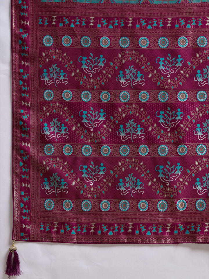 Woven Design Banarasi Silk Saree
