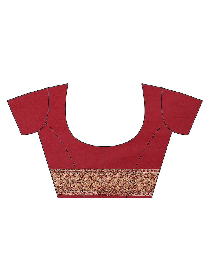 Zari Jaal Handloom Woven Saree