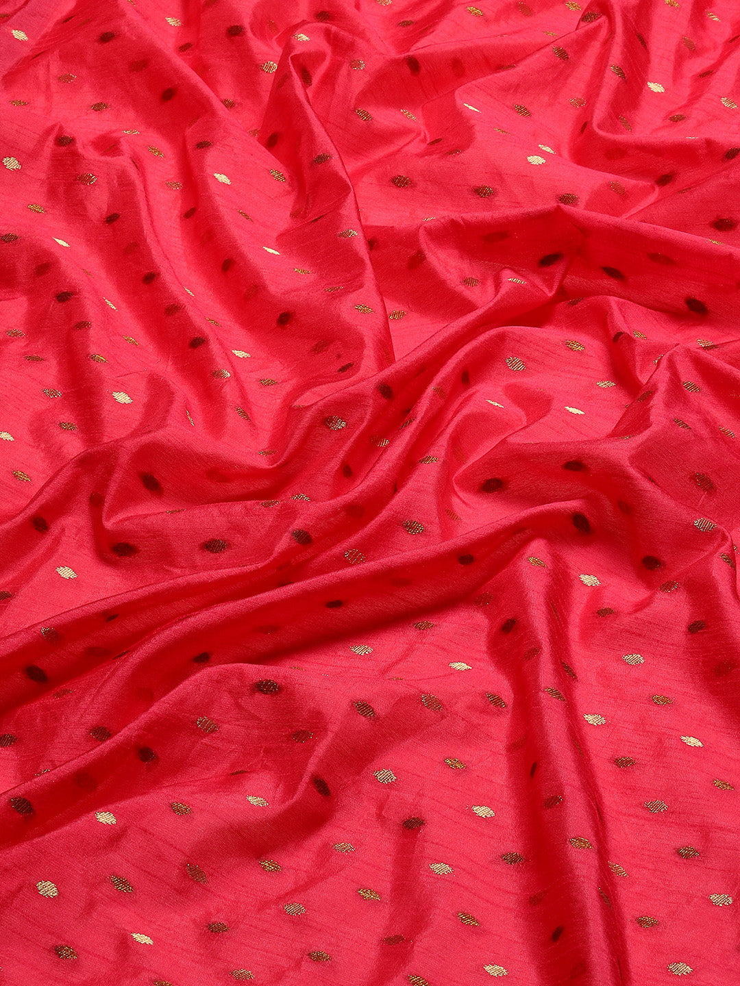 Zari Border Booti Woven Handloom Saree