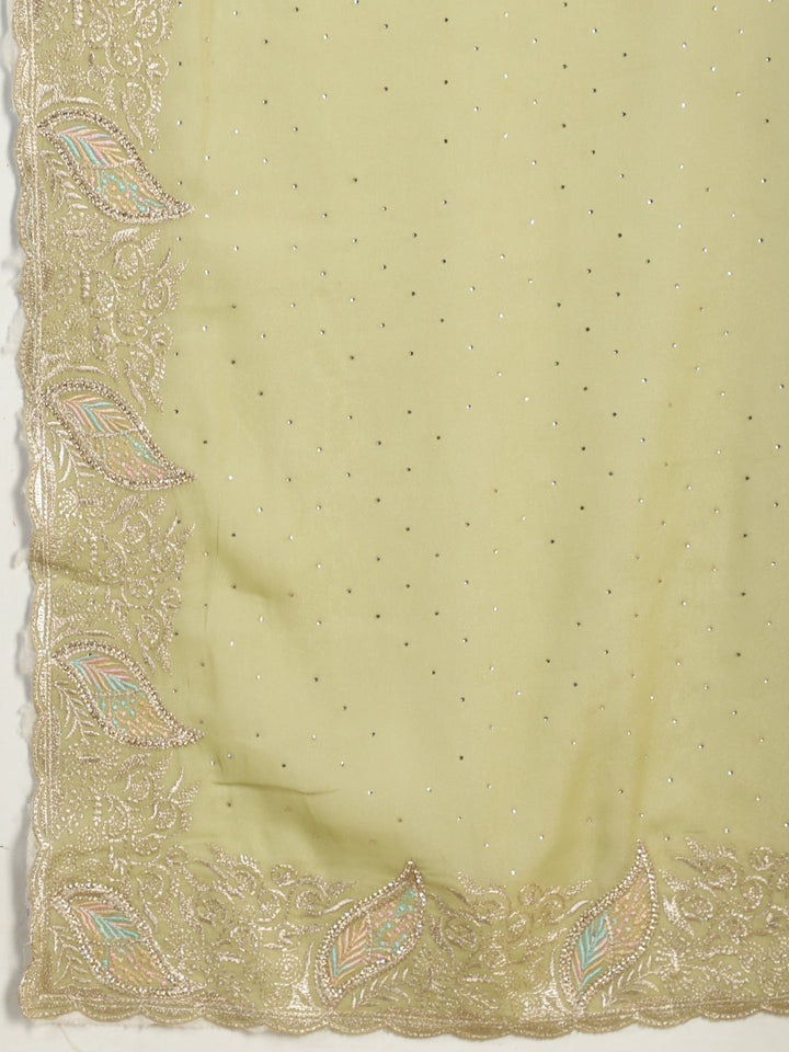 Sequence Work Georgette Saree