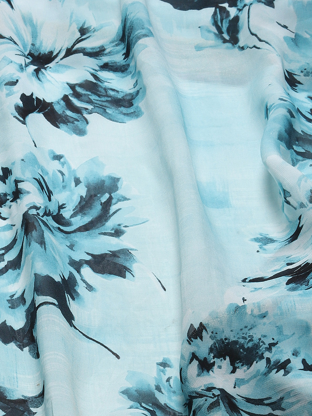 Digital Floral Printed Art Georgette Saree - meena bazaar