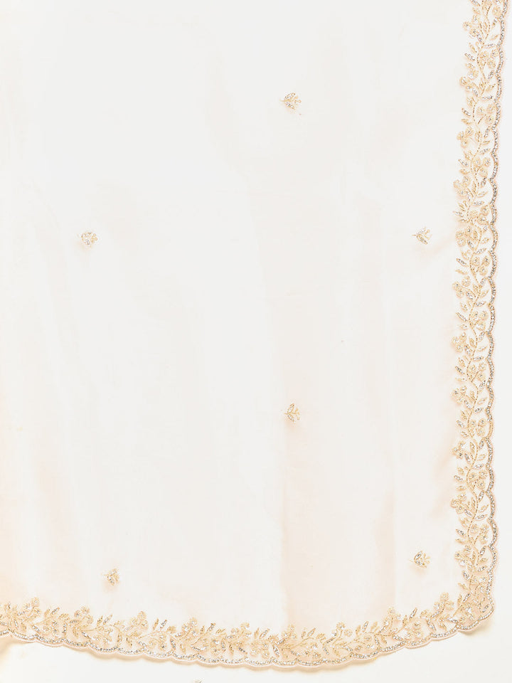 Sequence Embroidery Tissue Saree