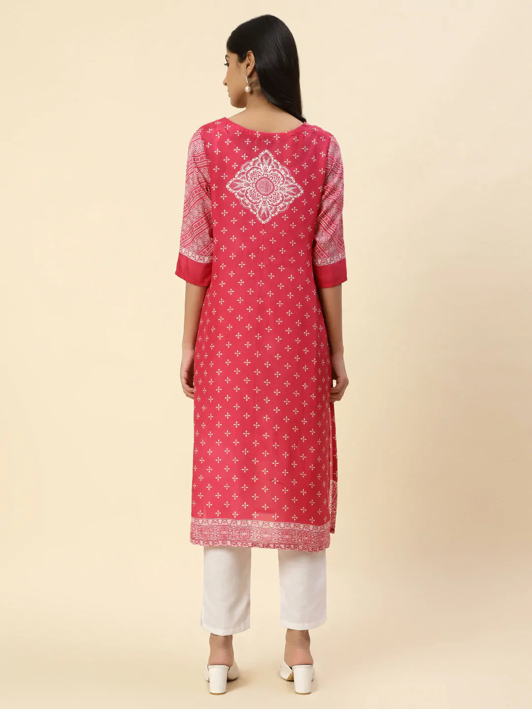 Printed Muslin Kurta