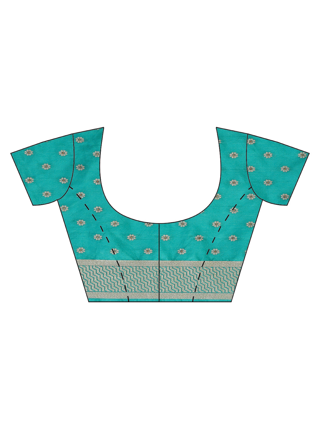 Plain Zari Border Handloom Woven Saree