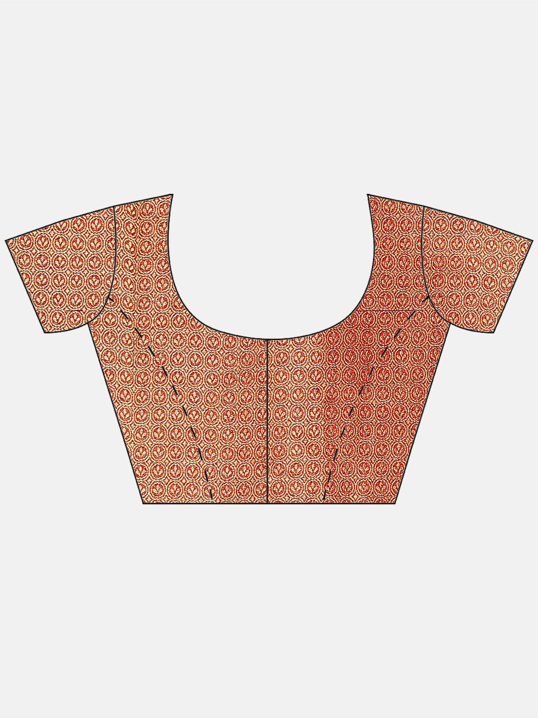 Brocade Zari Booti Art Handloom Woven Saree
