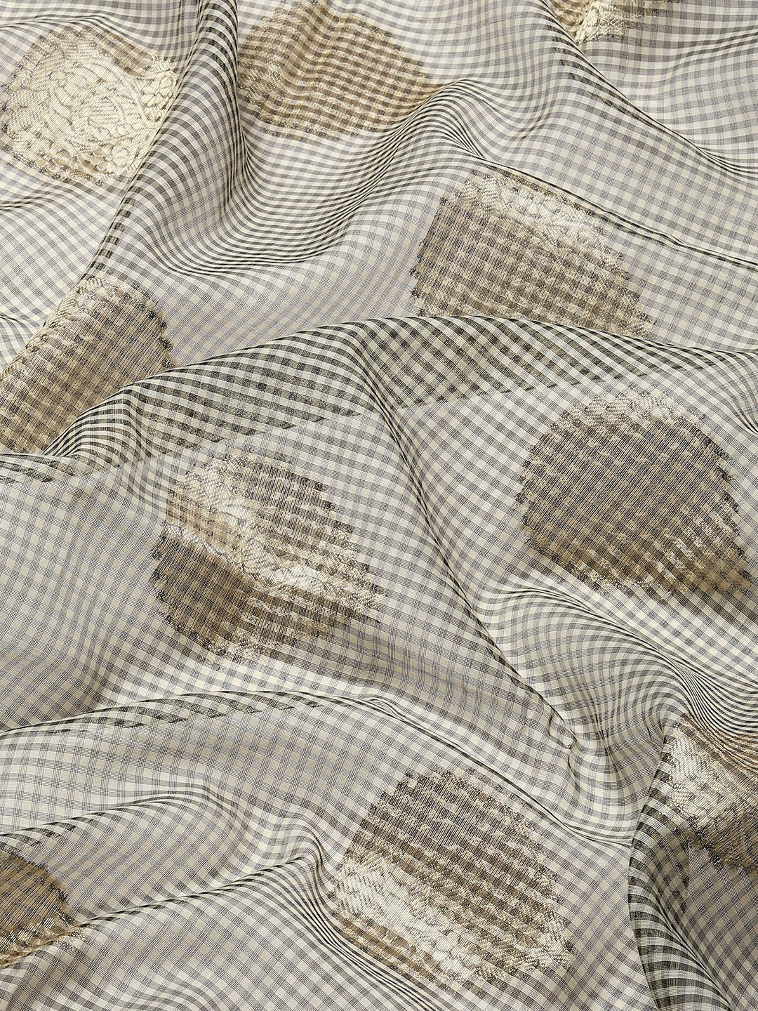 Zari Booti Woven Cotton Saree