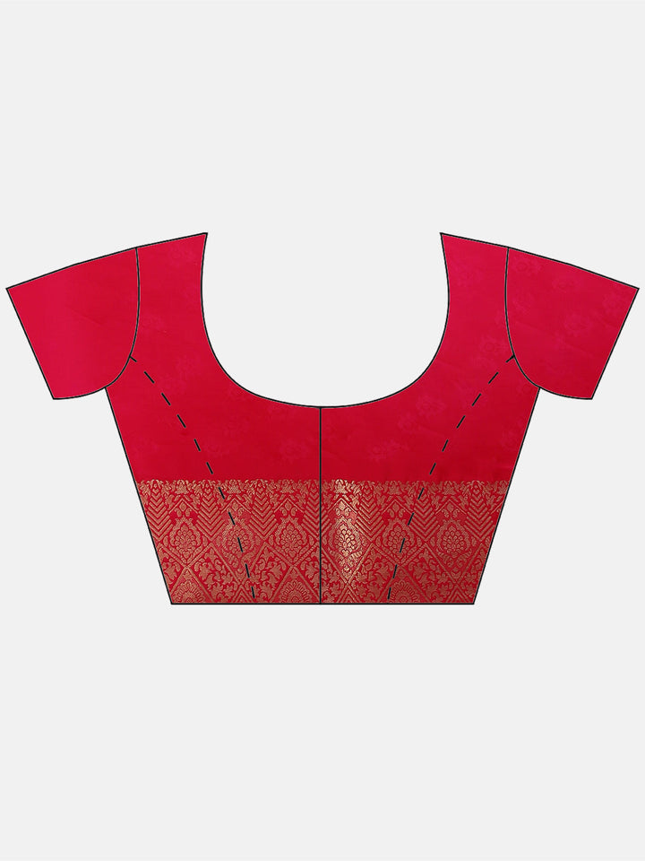 Floral Zari Jaal Handloom Woven Saree