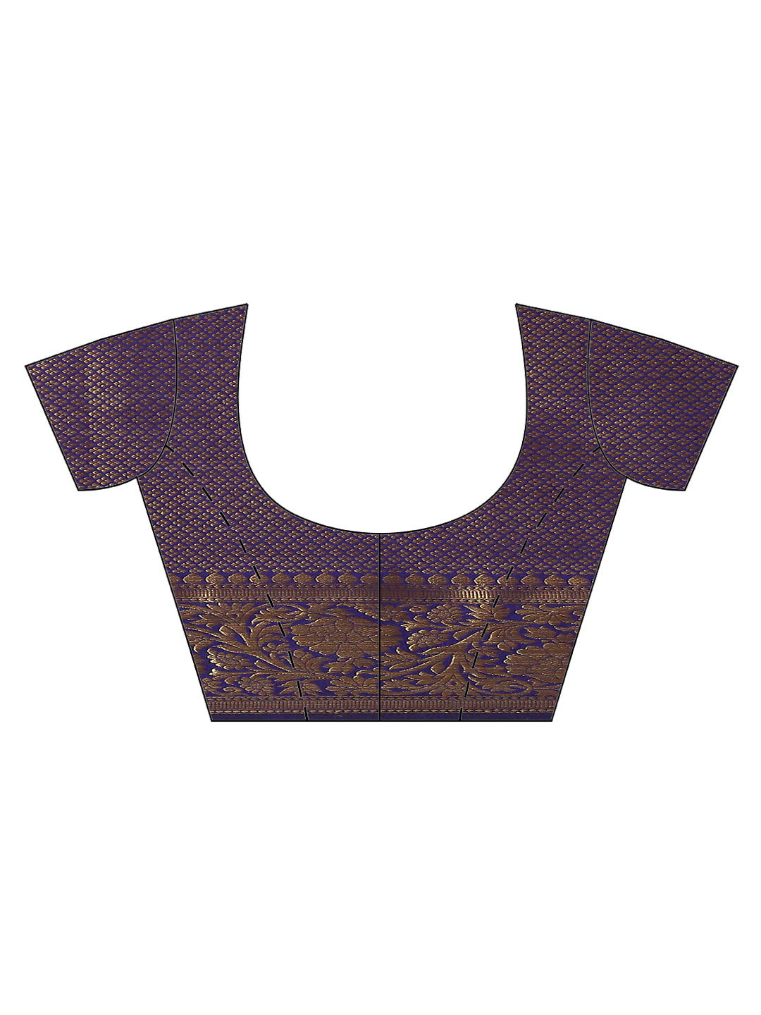 Zari Border Booti Handloom Woven Saree