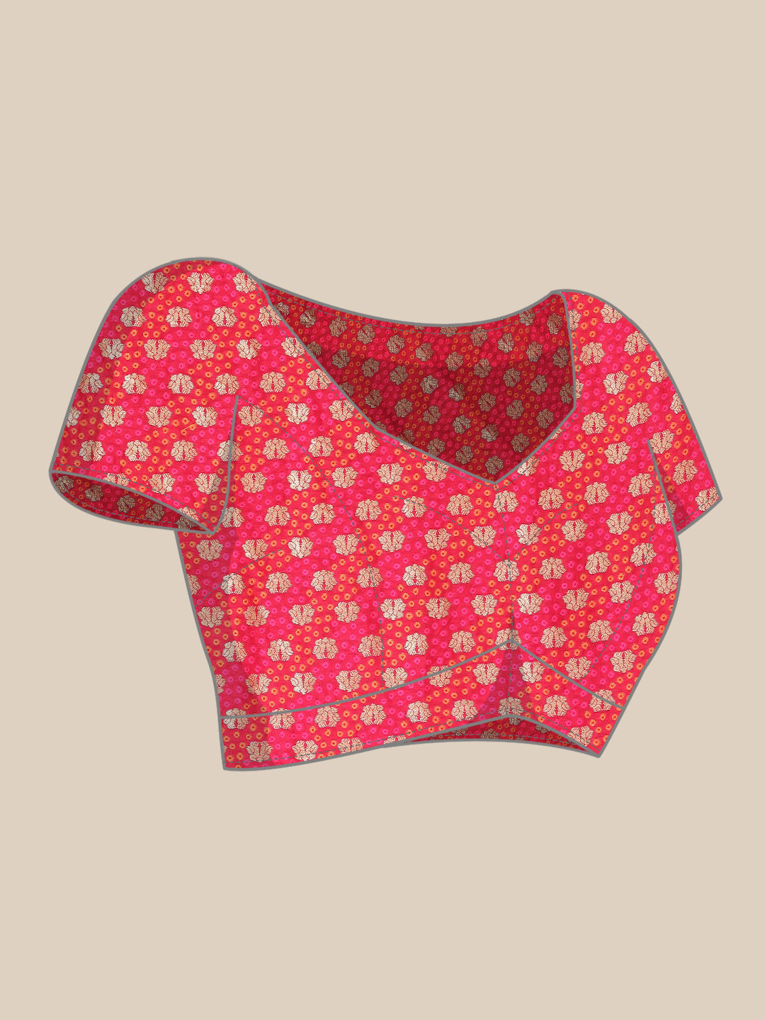 Bandhani Banarasi Woven Saree