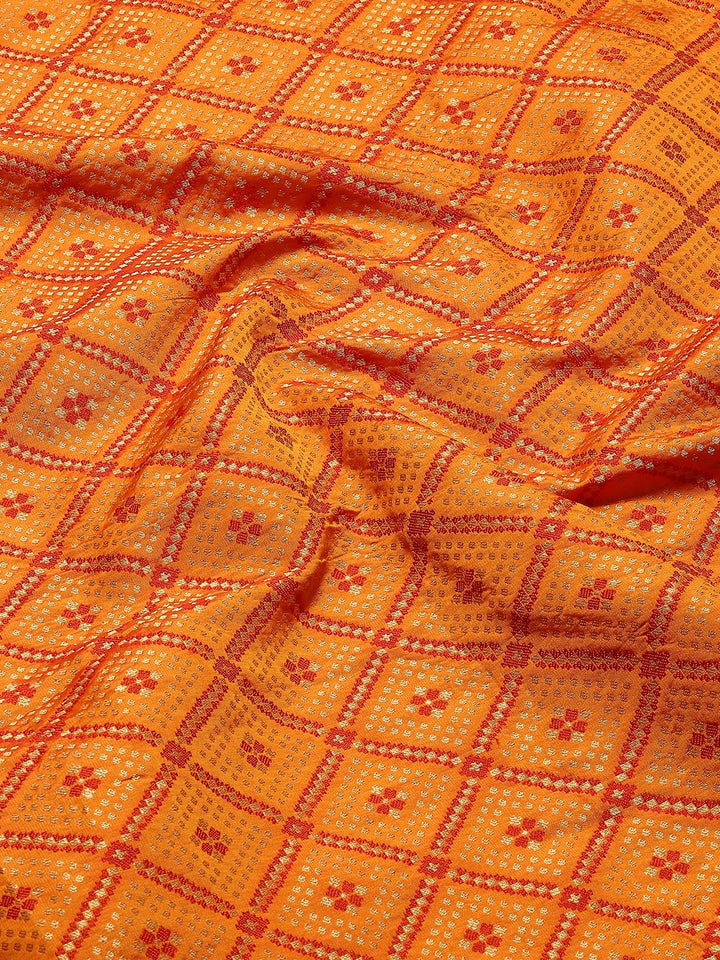 Geometric Woven Handloom Saree