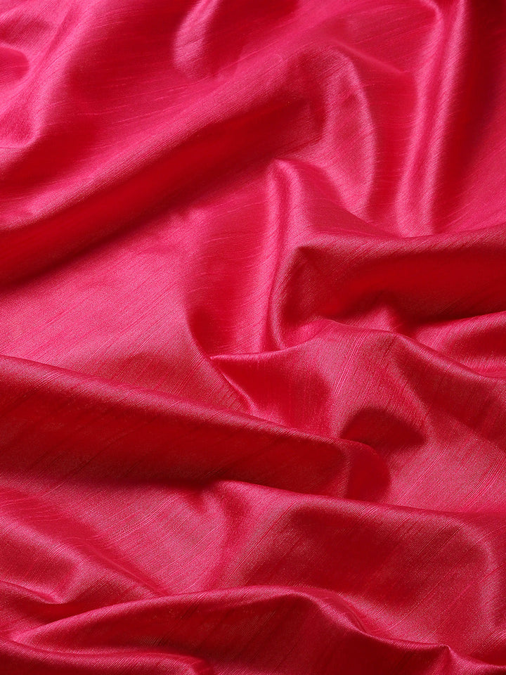 Plain Zari Border Woven Handloom Saree