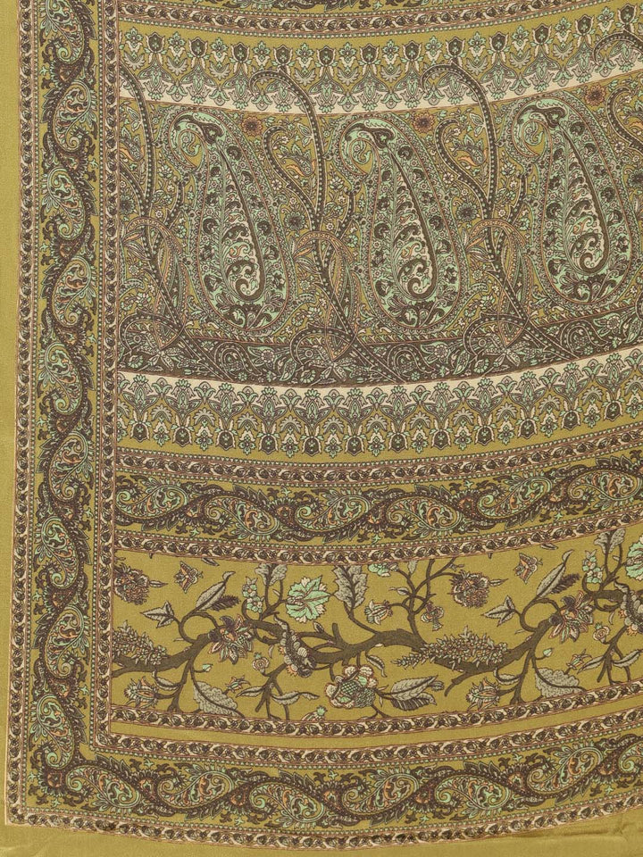 Digital Printed Crepe Saree
