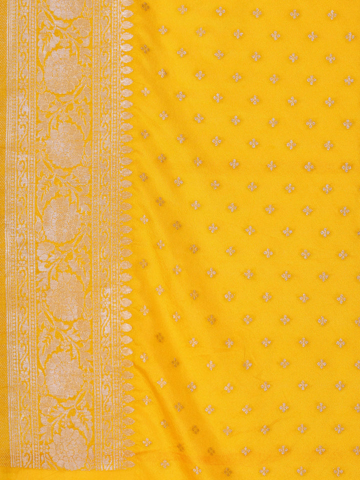 Zaari Jaal Crepe Saree