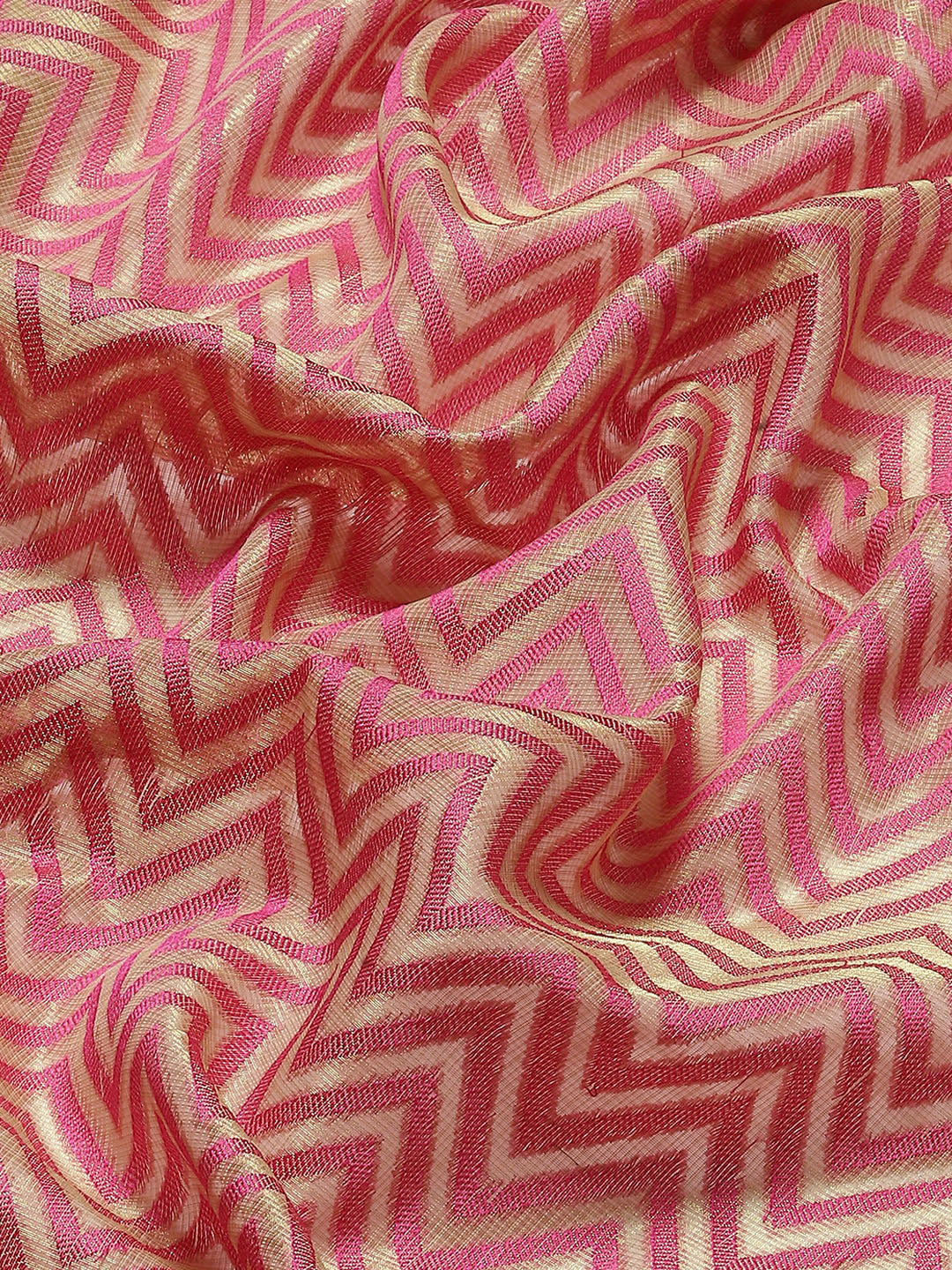 Zari Jaal Cotton Woven Saree