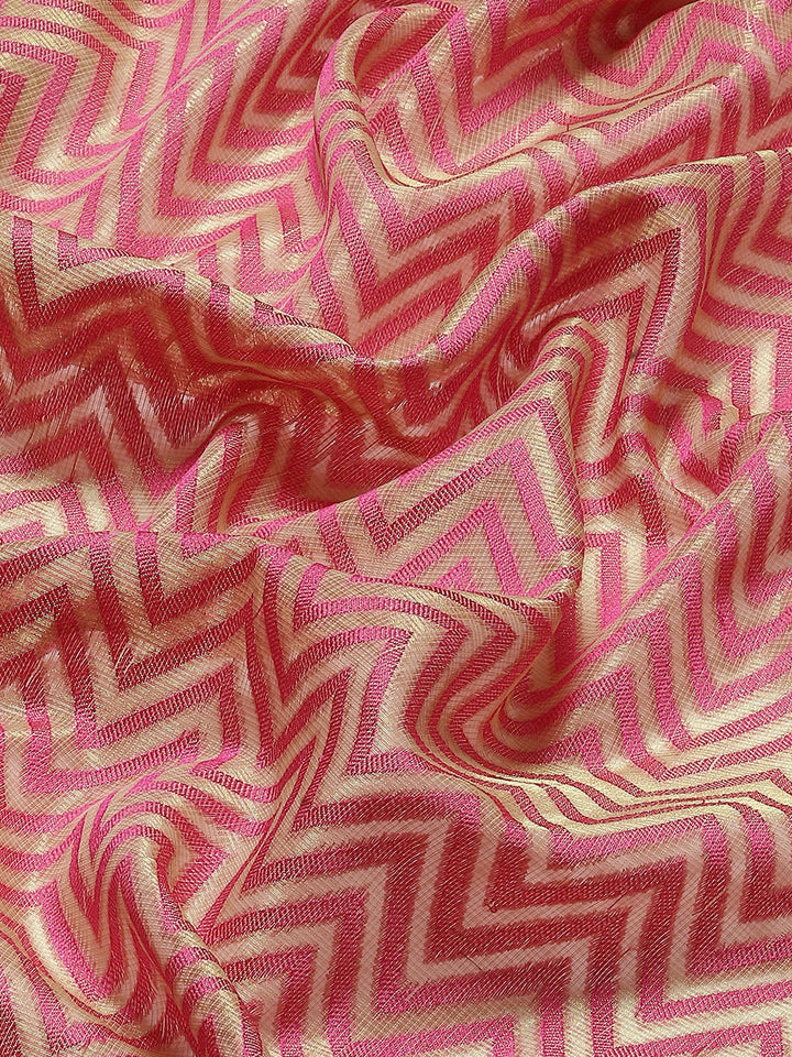 Zari Jaal Cotton Woven Saree