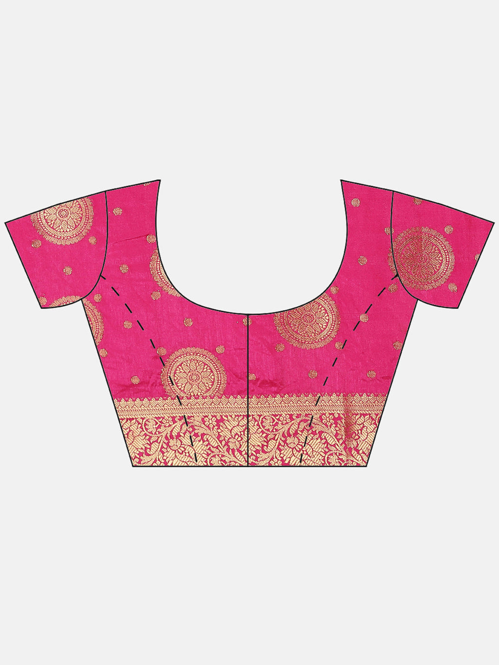 Art Handloom Saree with Zari Border Booti
