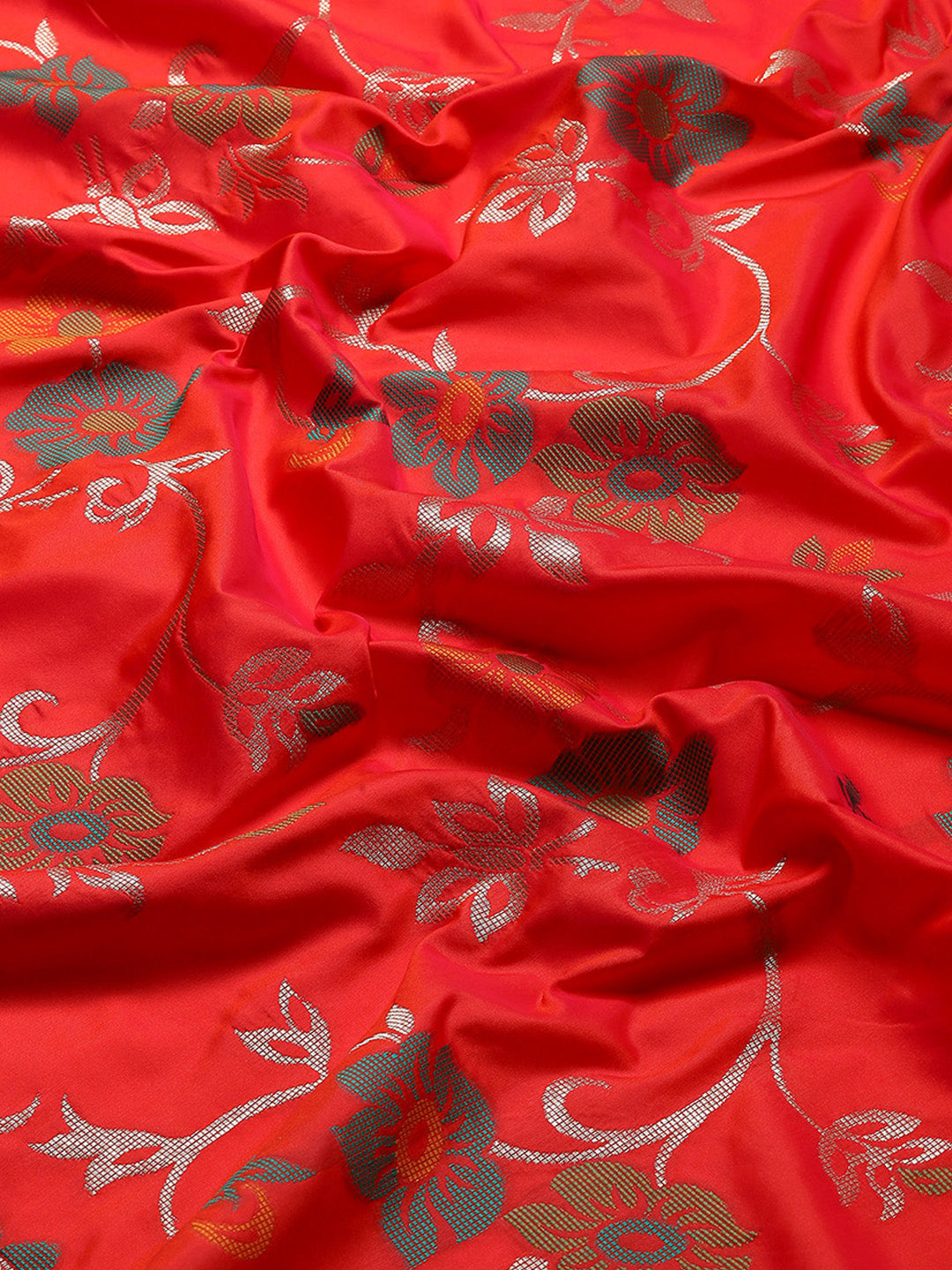 Zari Jaal Woven Art Silk Banarsi Saree